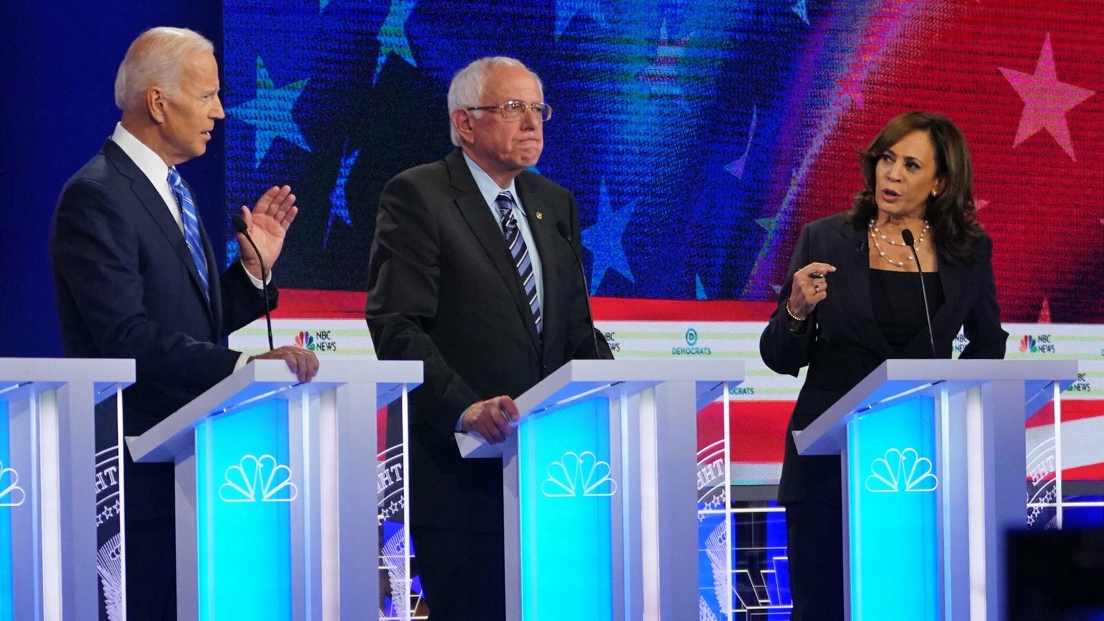 Democrats unite at a debate